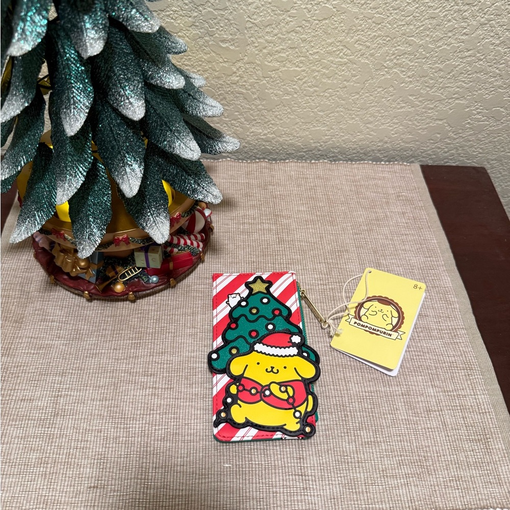 Loungefly Hard Tag Holiday Popompurin Card Holder